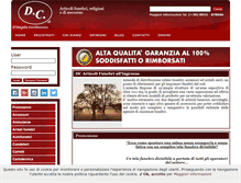Tablet Screenshot of dc-articolifunebri.com